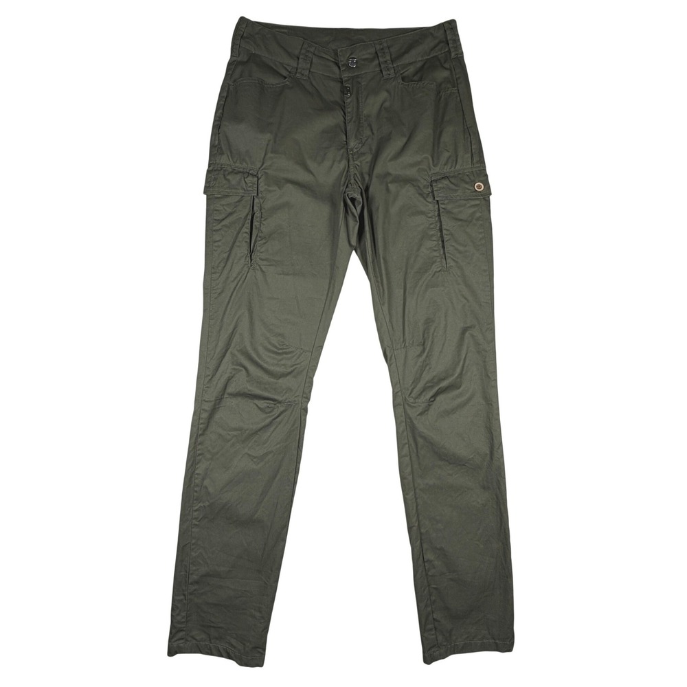 3P Finnish Trademark Mens Olive Green Cargo Utility Pants Straight Size 30x31